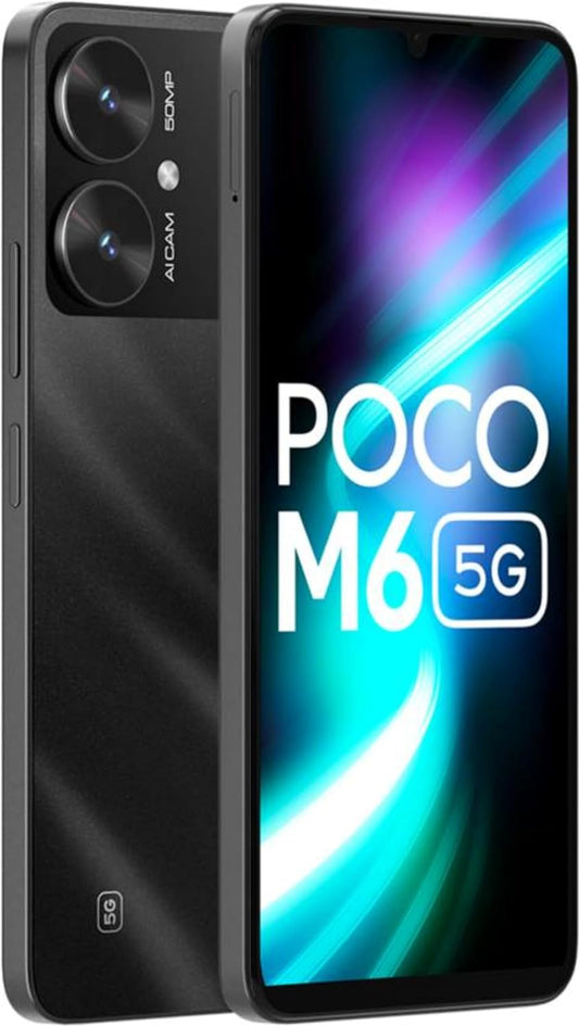 Poco M6 5G (Galactic Black, 128 GB)  (4 GB RAM)