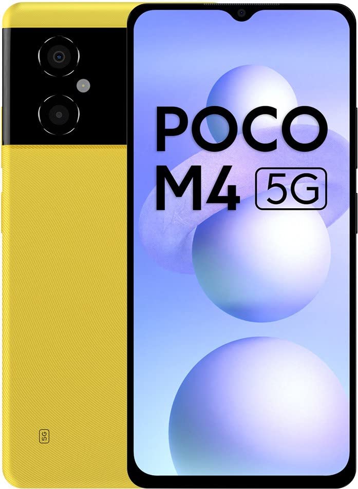 Poco M4 5G (Yellow, 64 GB)  (4 GB RAM)