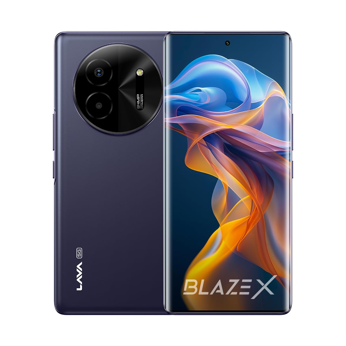 Lava Blaze X (Starlight Purple, 128 GB)  (4 GB RAM)