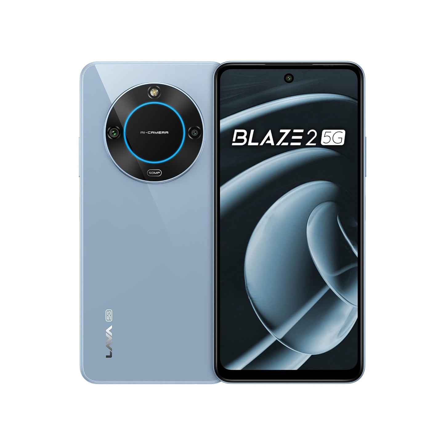 Lava Blaze 2 5G (Glass Blue, 128 GB)  (6 GB RAM)