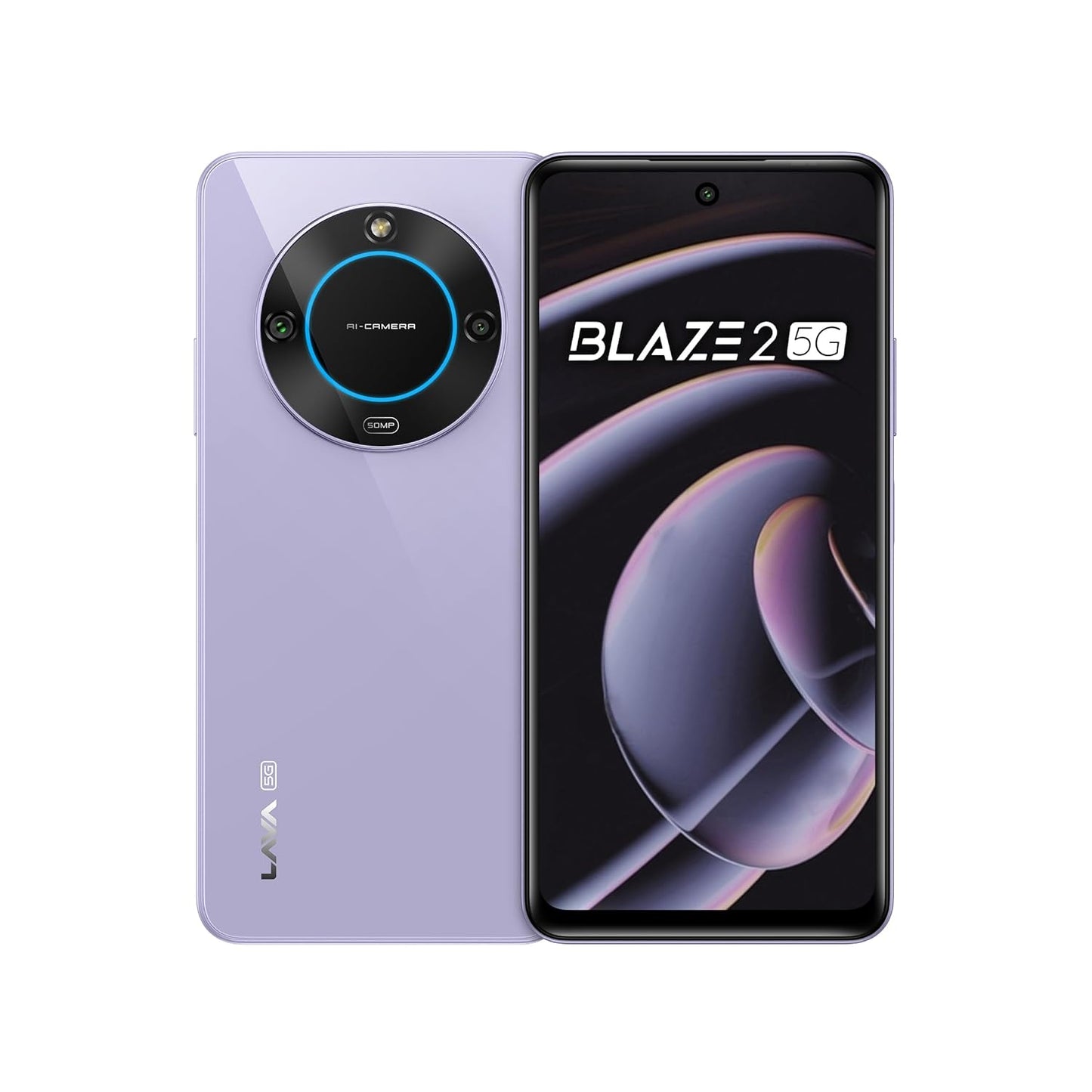 Lava Blaze 2 5G (Glass Lavender, 128 GB)  (6 GB RAM)