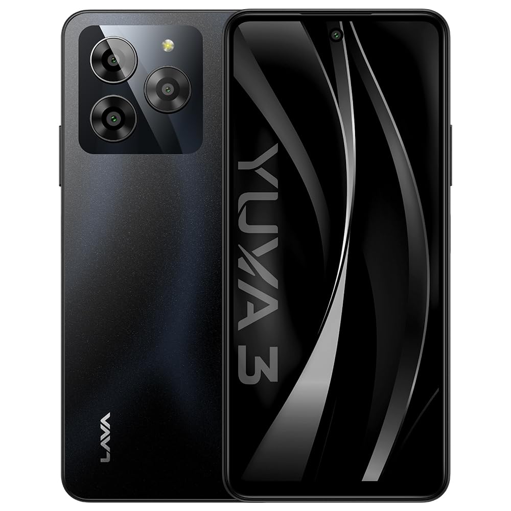 Lava Yuva 3 (Eclipse Black, 128 GB)  (4 GB RAM)