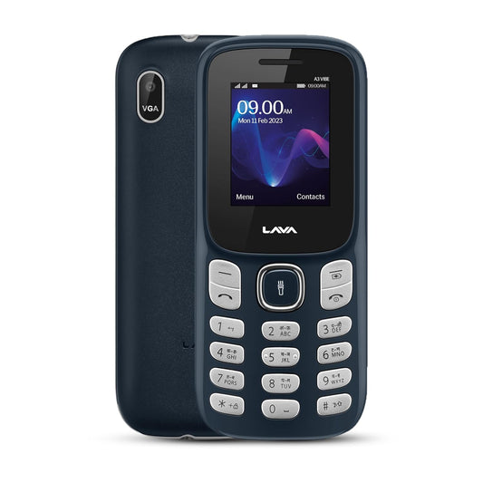 Lava A3 Vibe DS Keypad 32GB  (Dark Blue Grey)