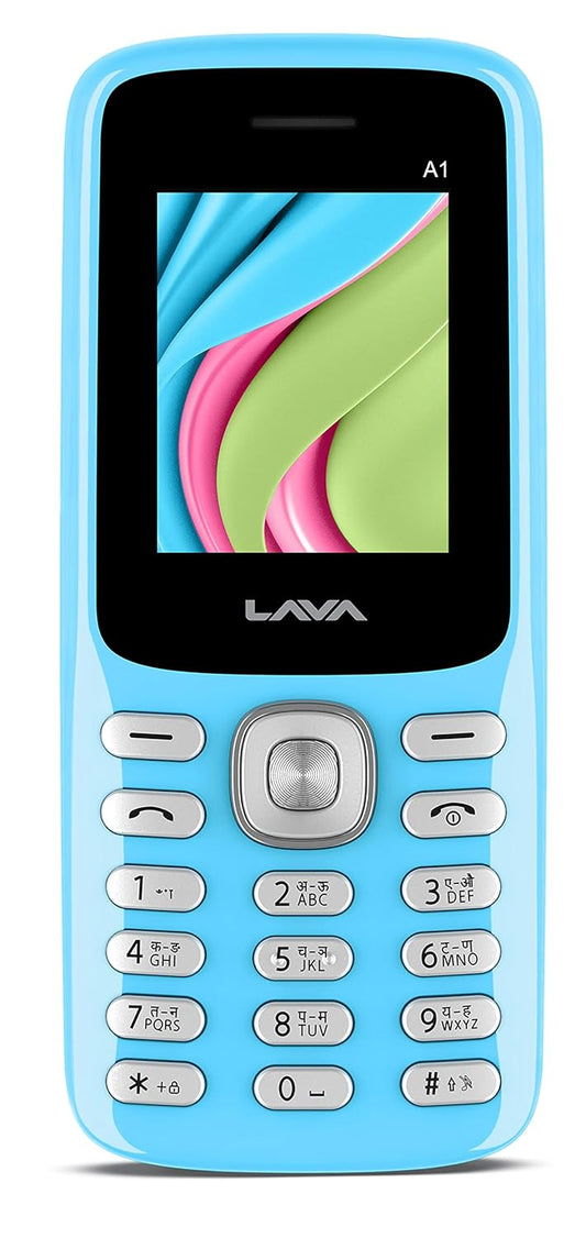 Lava A1 Vibe DS Keypad Phone 32 GB  (Candy Blue)