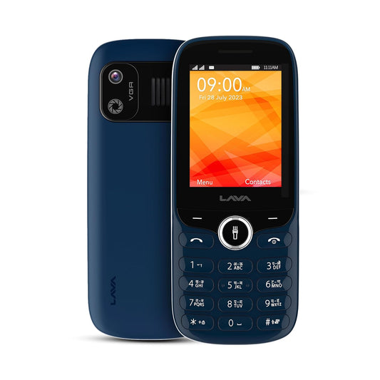 Lava A5 Keypad Mobile 33 GB  (Blue)