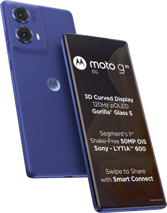 Motorola G85 5G (Cobalt Blue, 128 GB)  (8 GB RAM)