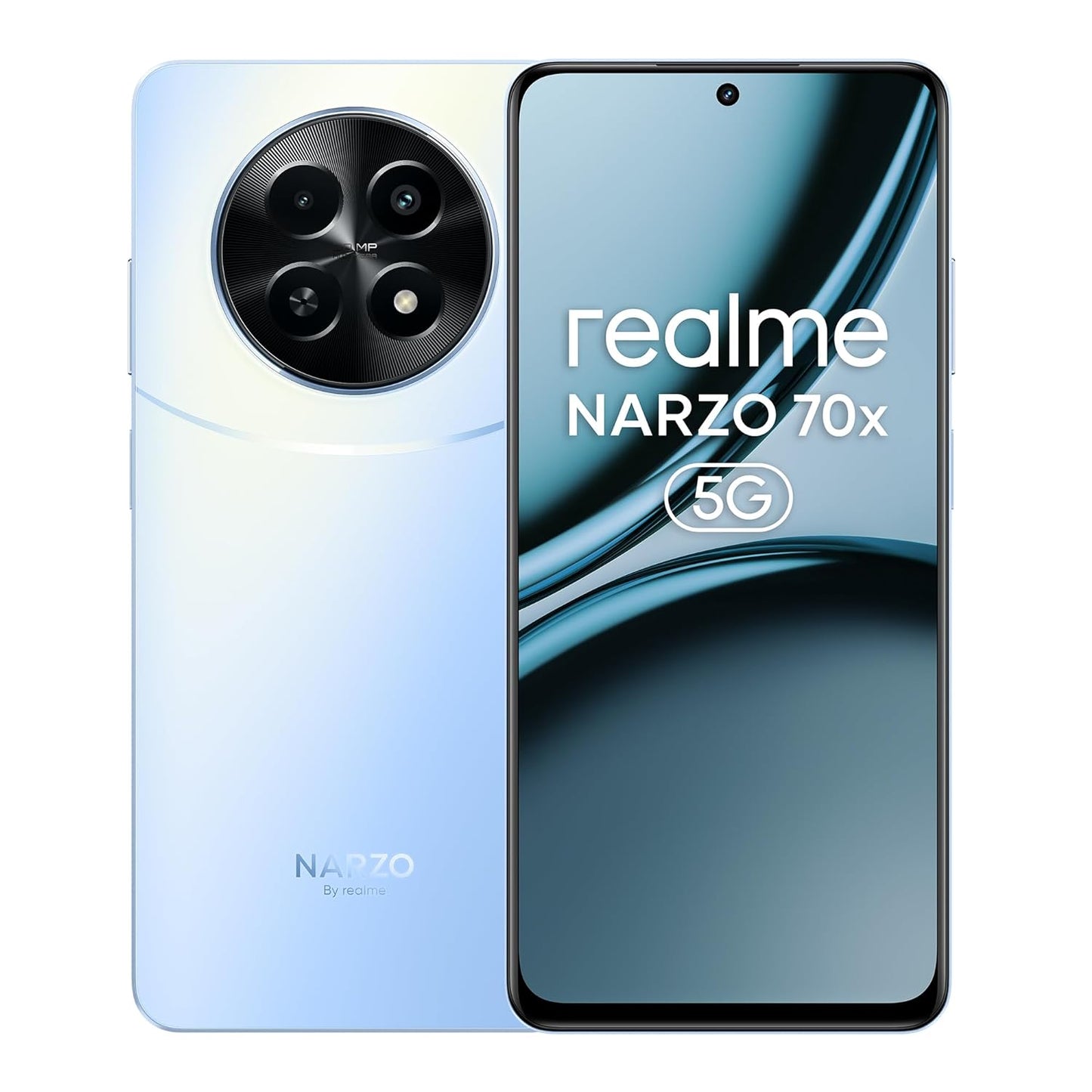 realme Narzo 70X 5G (Ice Blue, 128 GB)  (8 GB RAM)