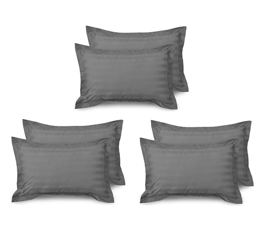 Seasons Solid Pillow Covers King Size Bedsheet ,Set of 1, Grey