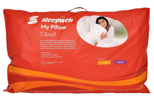 Seasons Cotton Fibre Soft Pillow with Pillow Cover Pack of 2,White