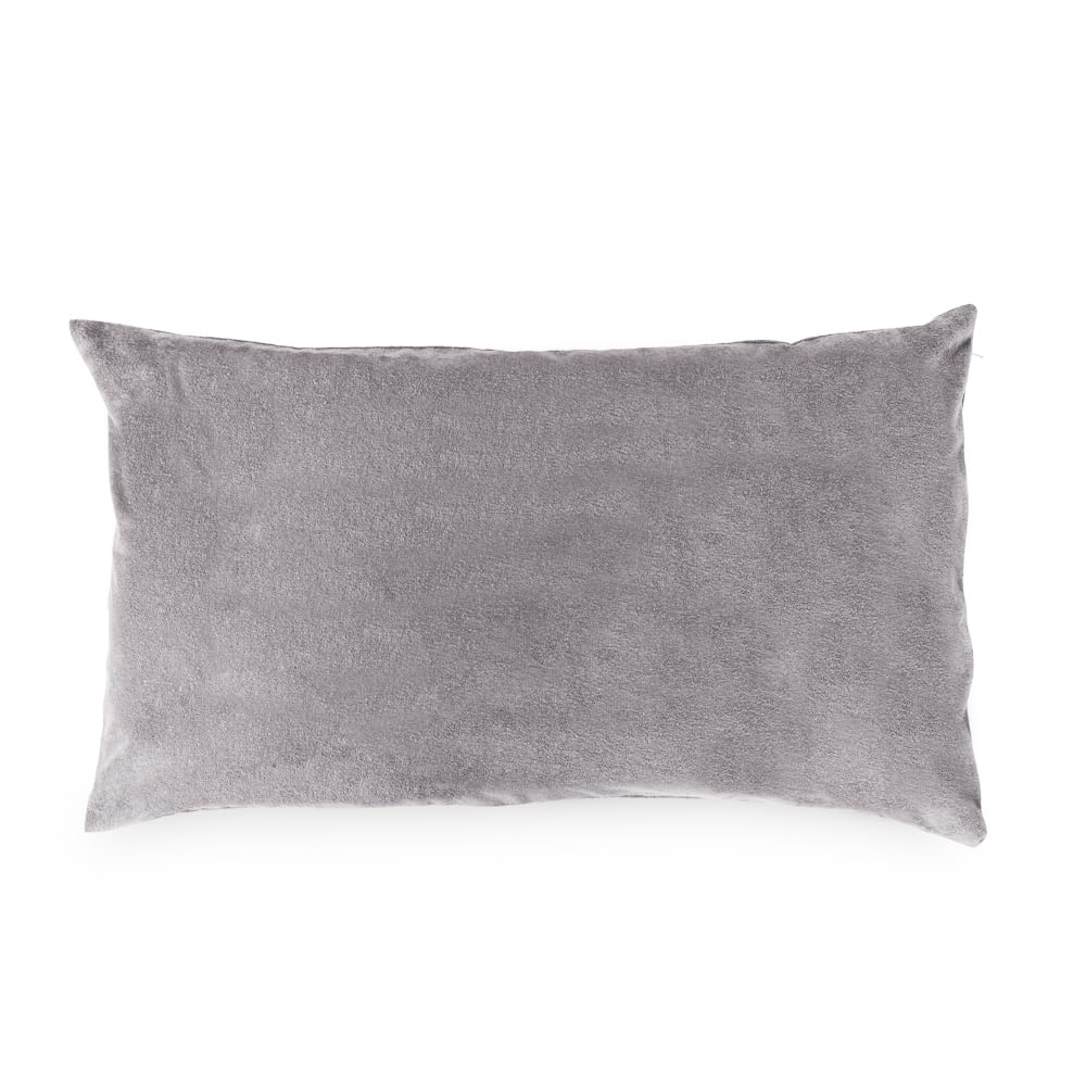 Seasons Cotton Pillow Protector, Standard, Grey, Set of 4