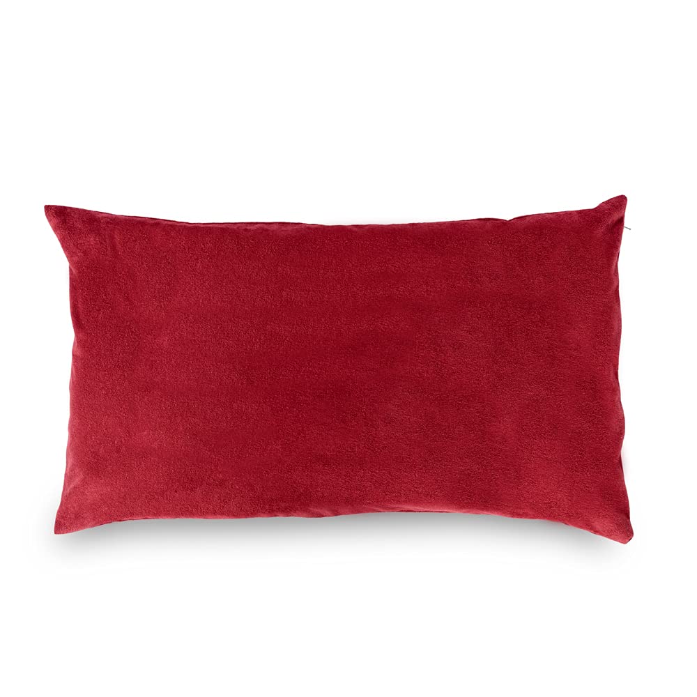 Seasons Waterproof Cotton Pillow Protector, Standard, Maroon, 2 Piece